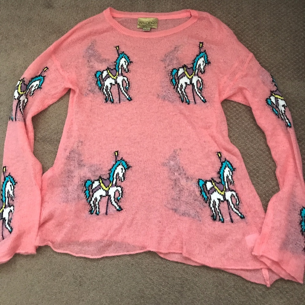 Wildfox carousel sweater