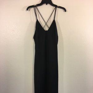 Fame and Partners Criss Cross Slip Dress