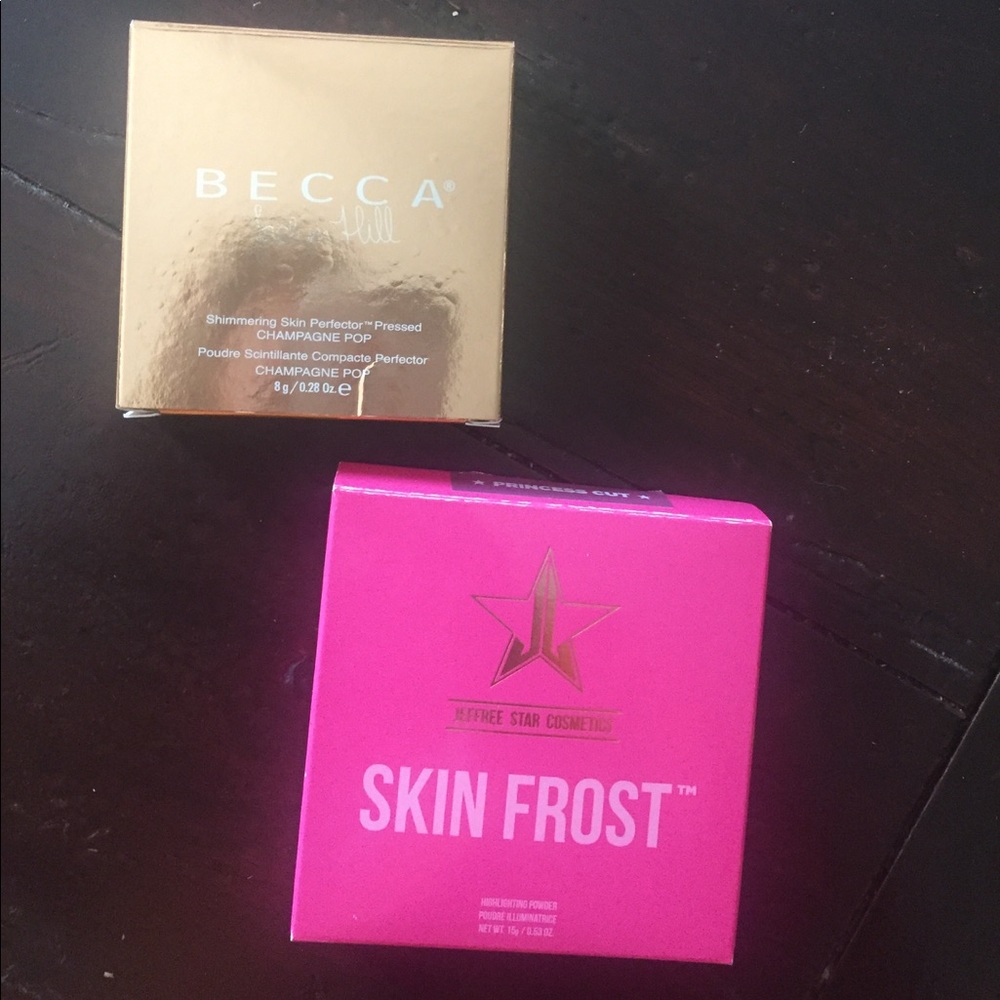 Jeffree star princess cut and beca champagne pop