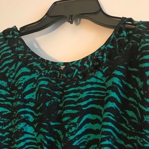 BeBop Dresses - Teal and black zebra dress BeBop Dresses - Teal and black zebra dress