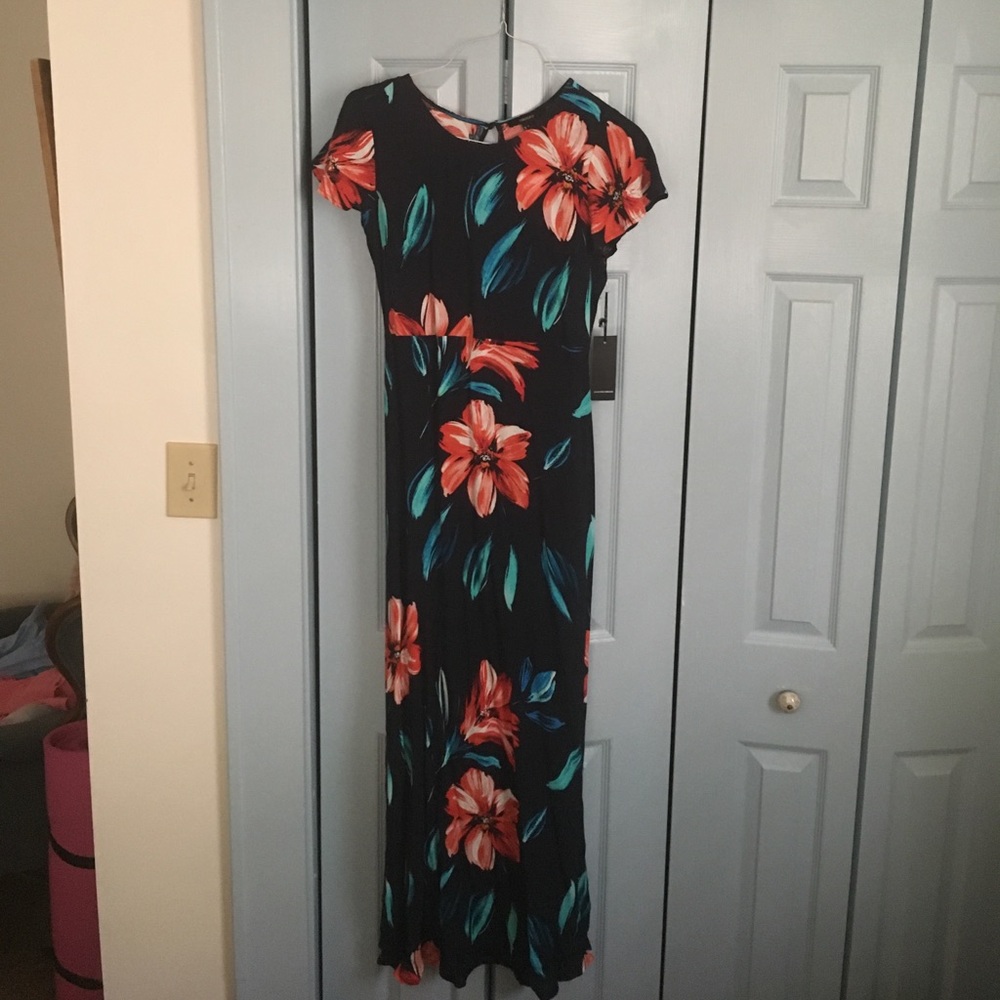 Long floral dress