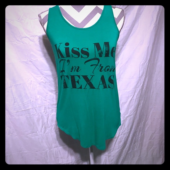 Tops - Kiss me I'm from Texas tank