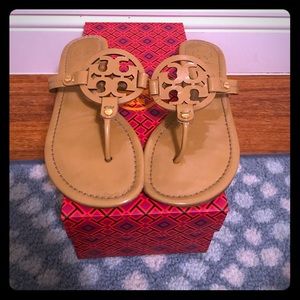 Tory Burch Miller Sandal Patent Leather