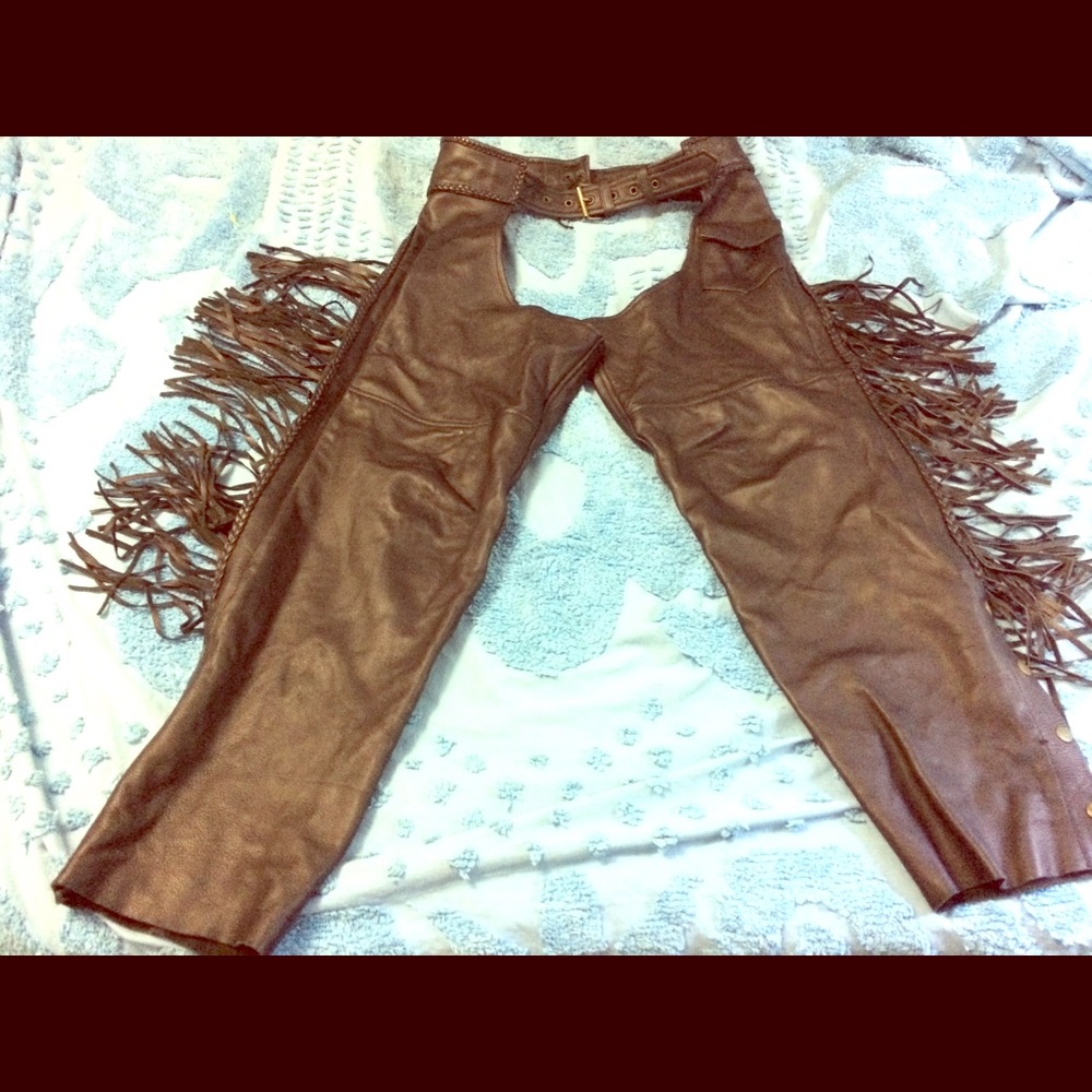 Leather chaps