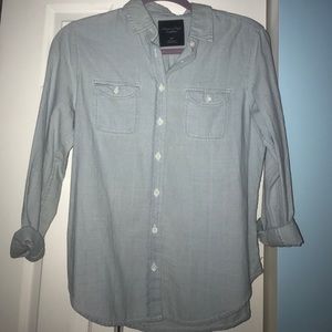 American Eagle Denim Buttondown