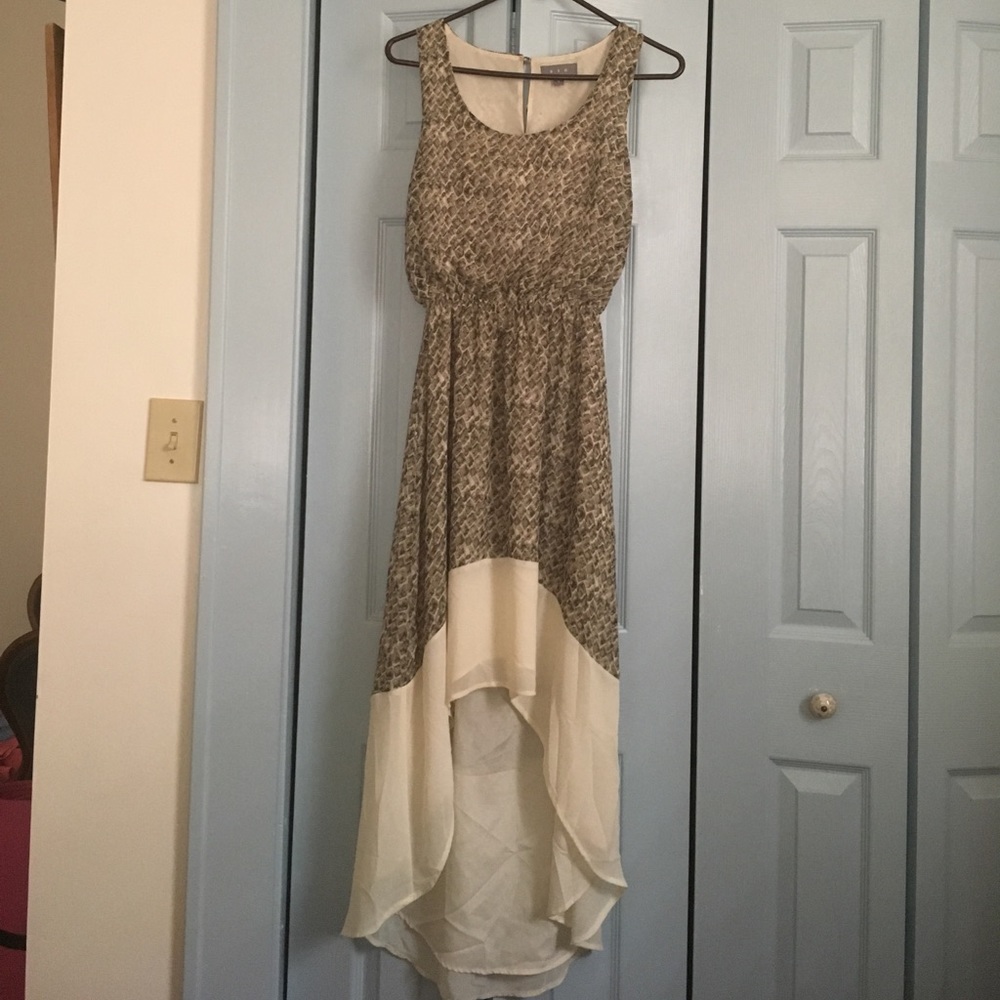 High low flowy dress