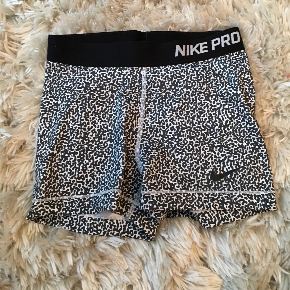 Nike pro dri fit spandex shorts cheer athlete NWOT