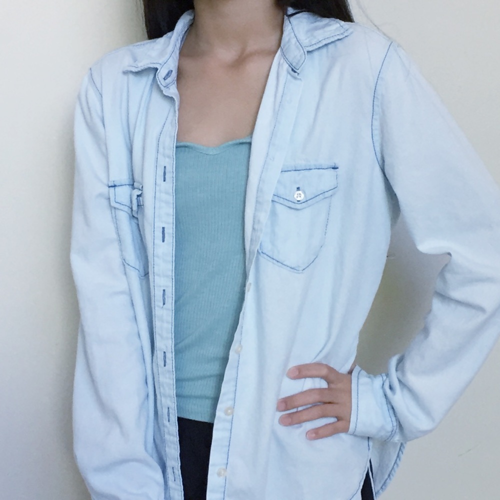 Chambray Top