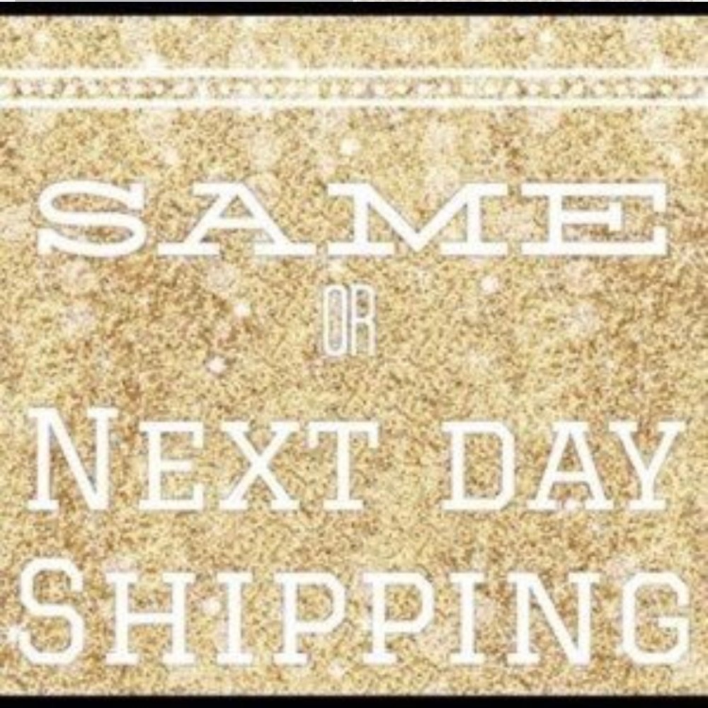 I ship the same or next day that you purchase!!!