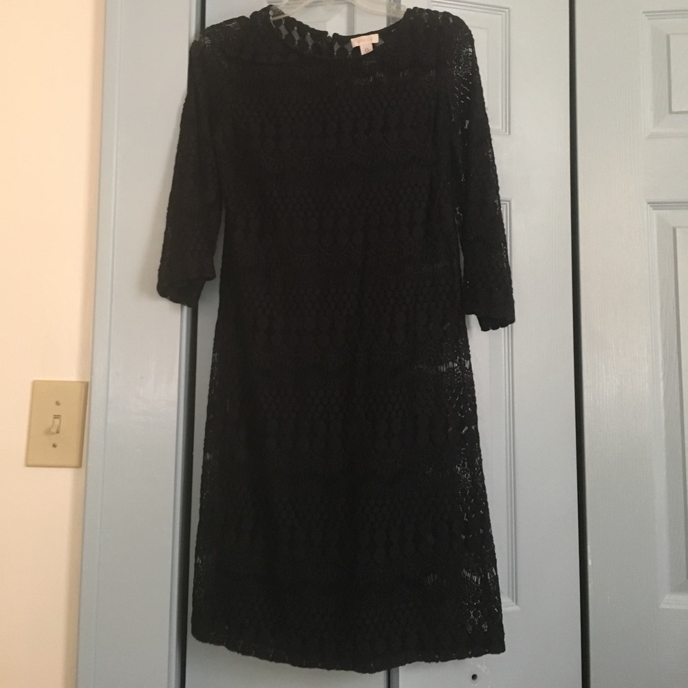 Little black lacy dress