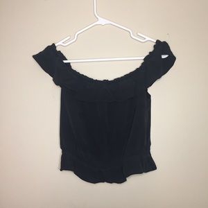black off the shoulder top!