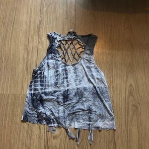 Loose tye dye tank