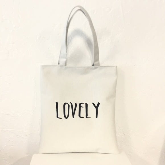 Handbags - 'Lovely' Cream Tote Bag Purse