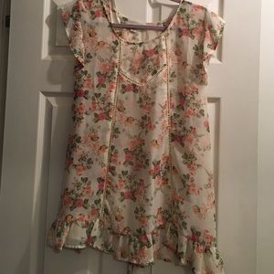 Floral Chiffon Blouse