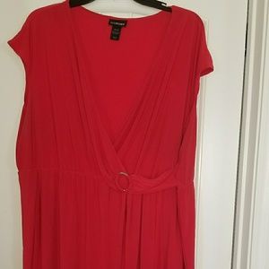 Red Wrap Dress