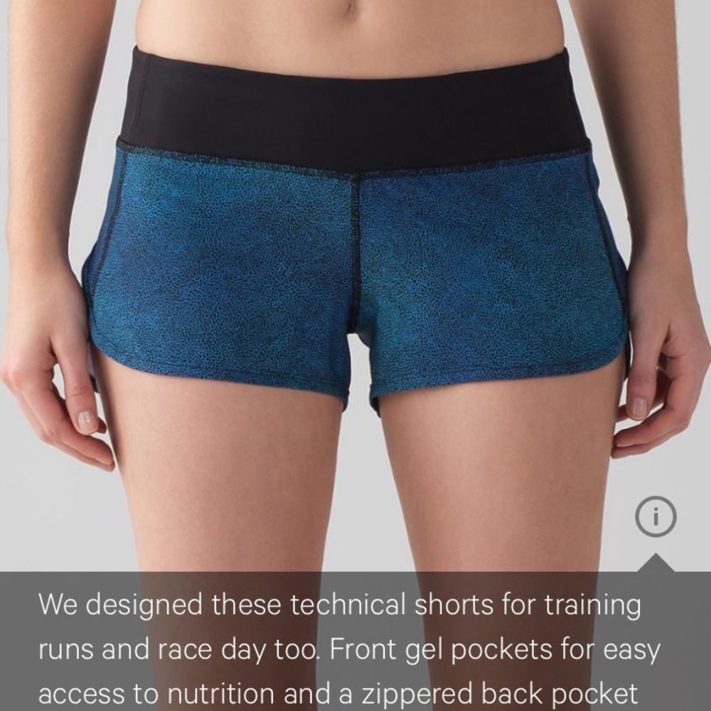 Lululemon Athletica Speed Shorts *4-way stretch*