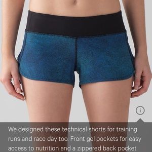 Lululemon Athletica Speed Shorts *4-way stretch*