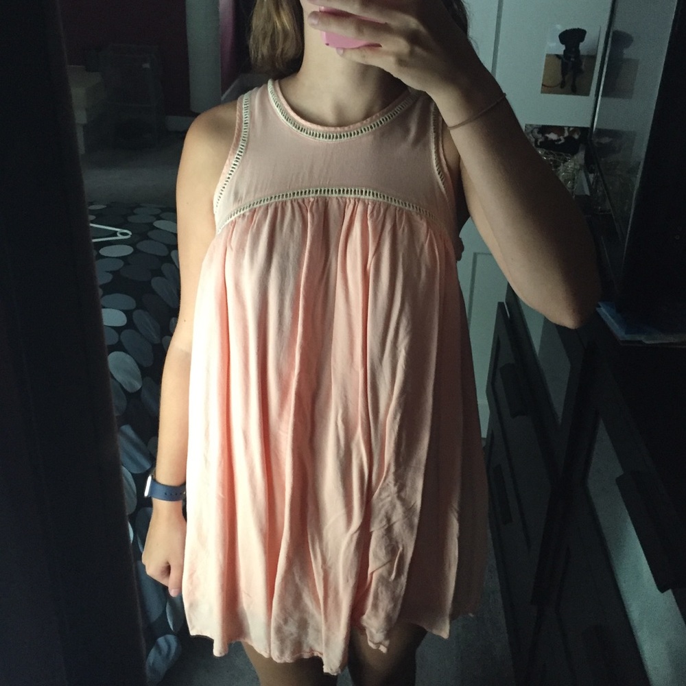 TOBI light pink summer swing dress
