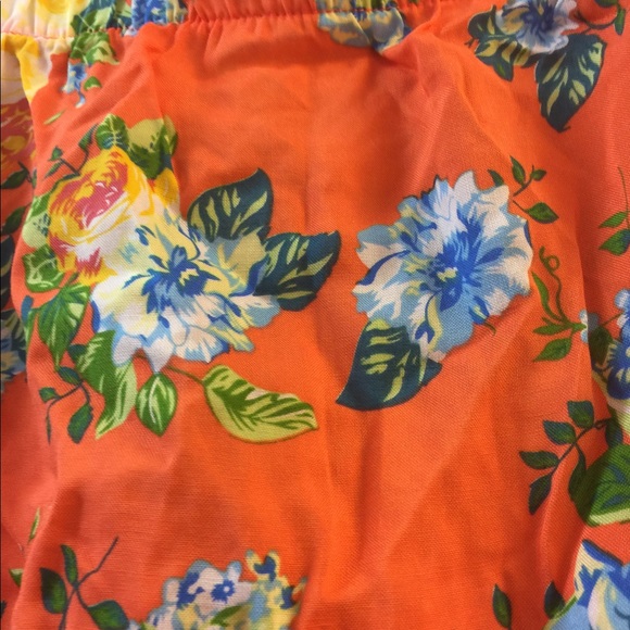 Mimi Chica Floral Print Crop Tube Top Juniors New - Picture 6 of 6