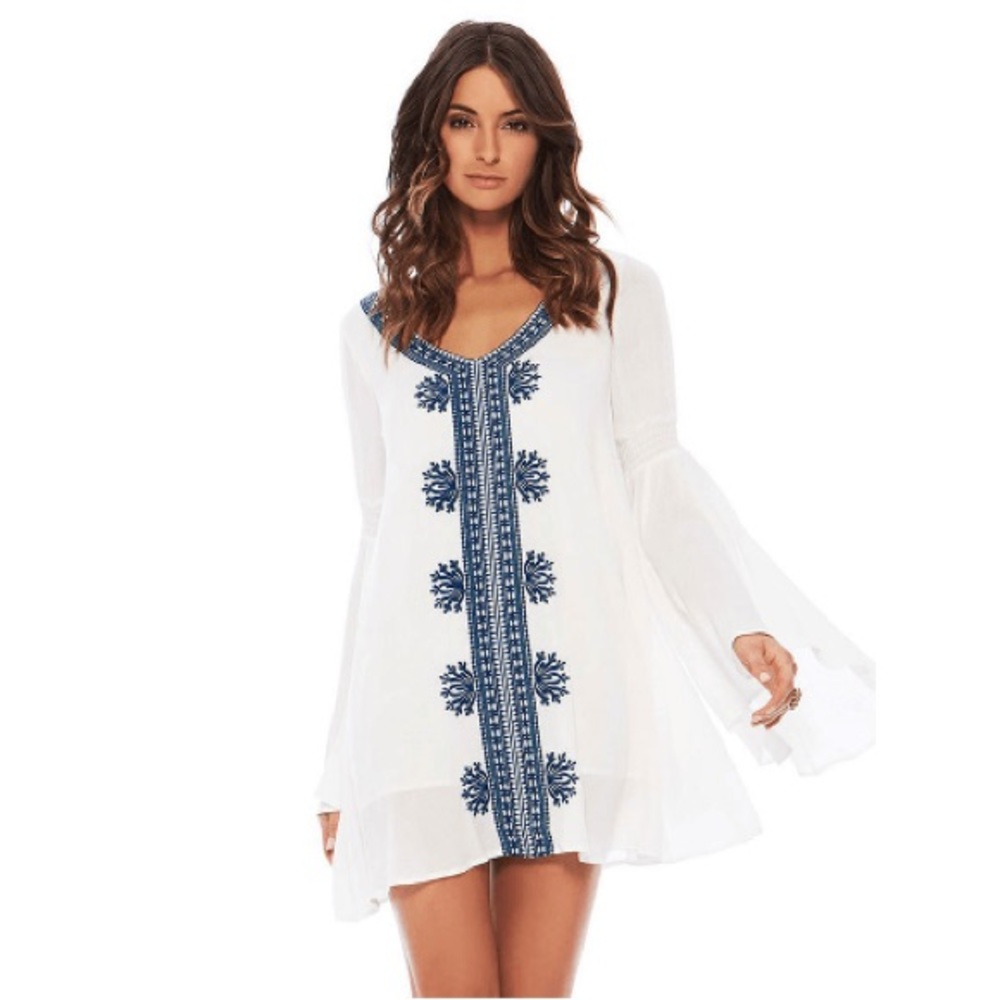 Summer Maxi Dress Bohemian Bell Sleeve