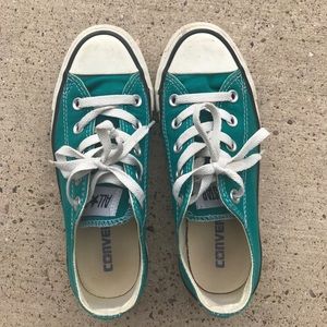 Turquoise Chuck Taylor All Star Converse Low Top