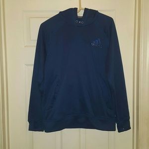 Blue Adidas climawarm Hoodie
