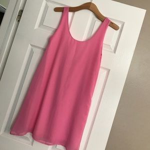 Francesca's pink shift dress