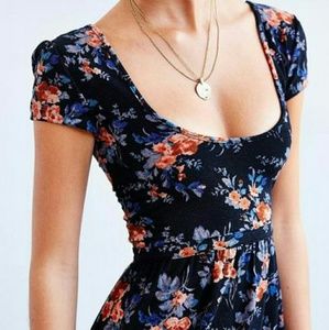 Kimichi Blue Cap Sleeve Skater Dress