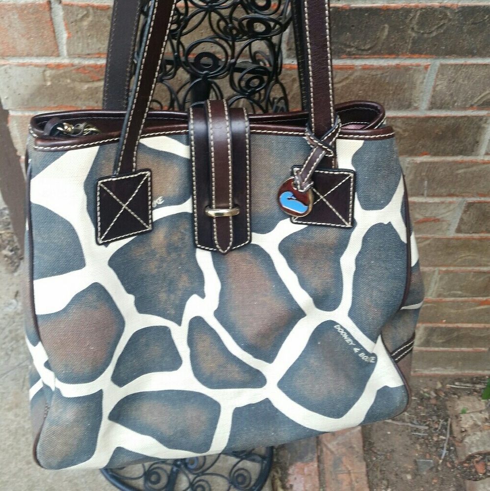 Dooney & Bourke giraffe print purse
