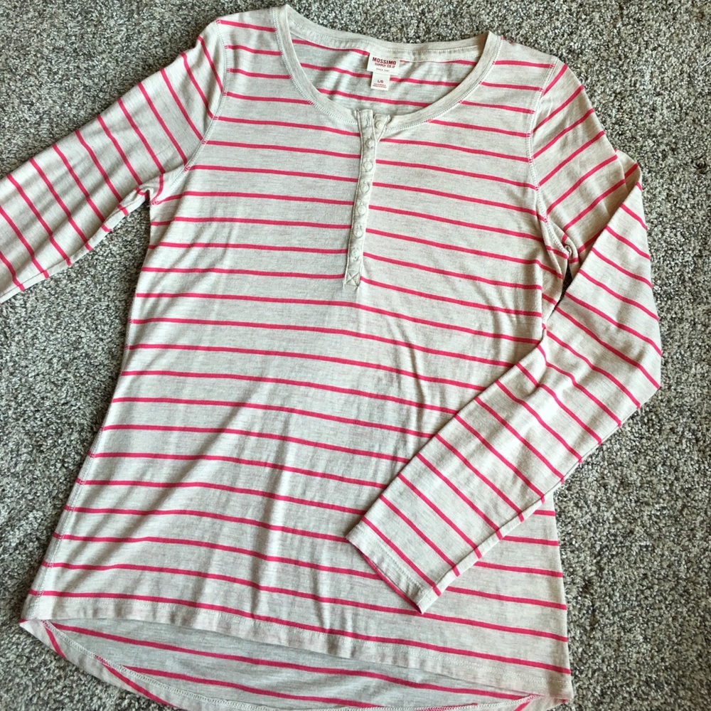 Long sleeve knit tshirt