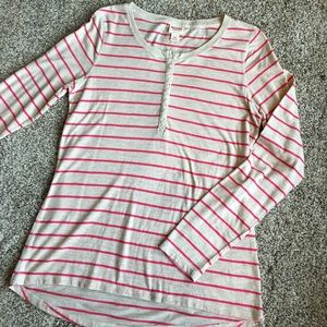 Long sleeve knit tshirt