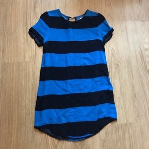 Blue and Black mini Dress/tunic