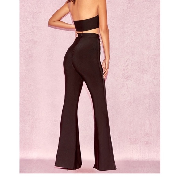 House of CB London, pink pinstripe pant - Picture 4 of 4