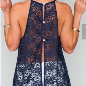 Show Me Your Mumu Lace Top