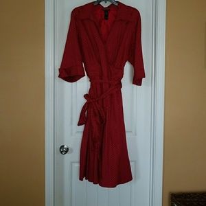 Wrap Tea length dress