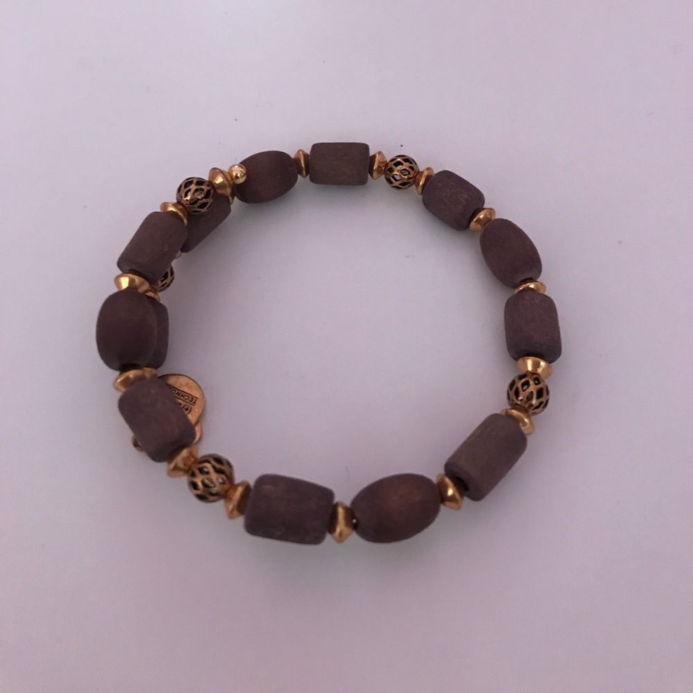 Alex and Ani wooden bracelet