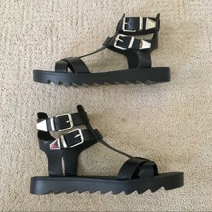 Buckle Gladiator Sandals