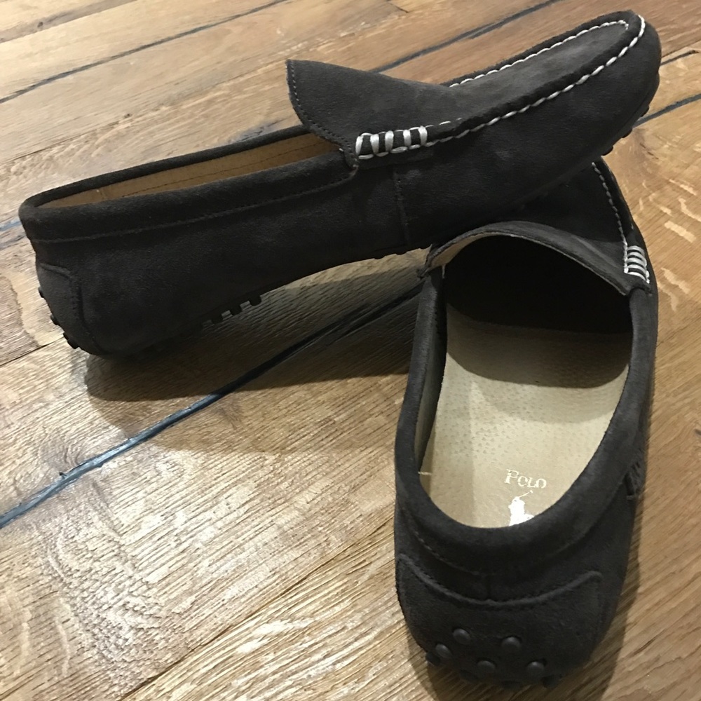 Polo brown suede loafers