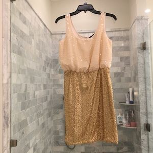 C Luce shimmer dress size medium