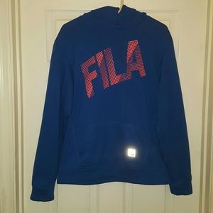 Blue & orange Fila Hoodie