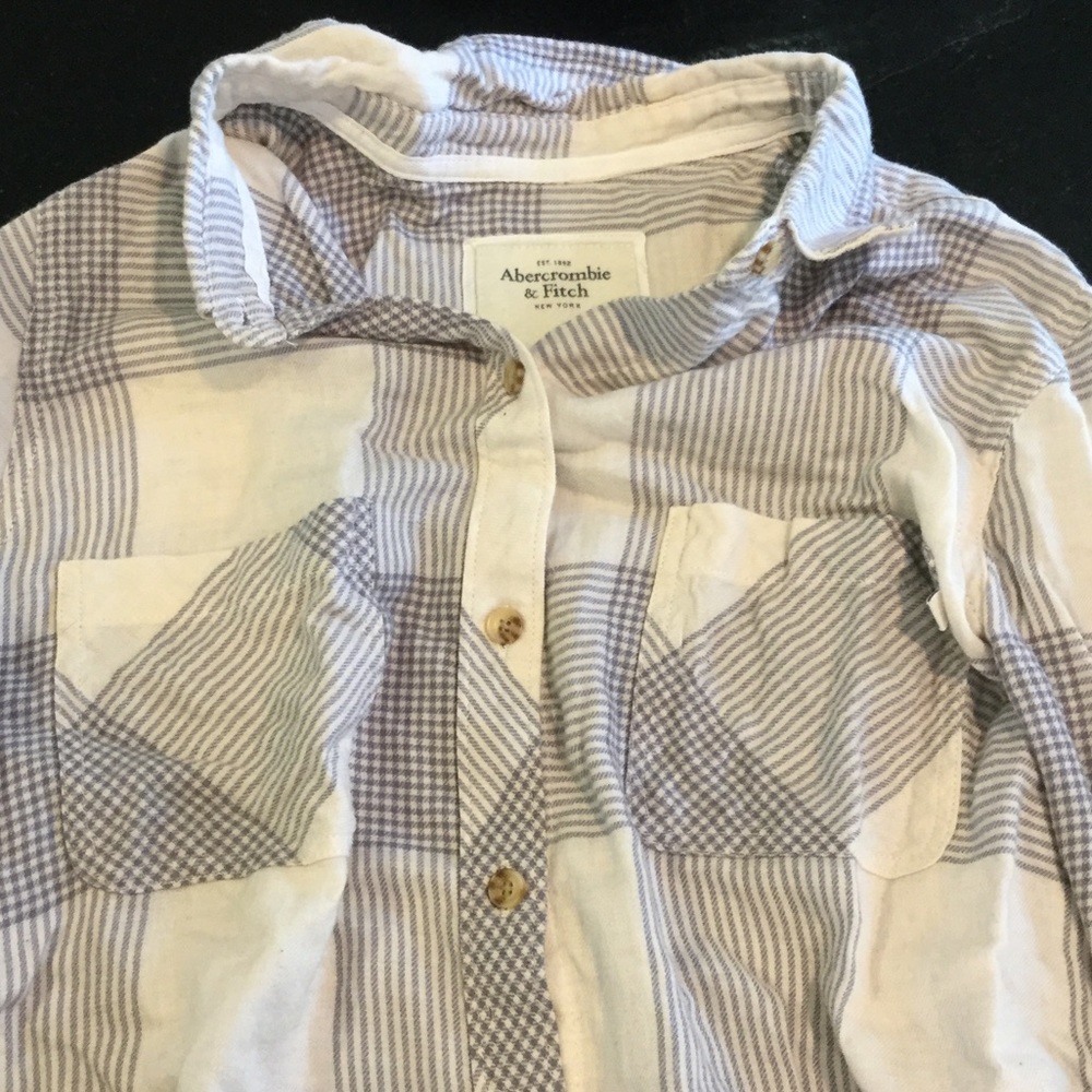 Plaid Abercrombie and Fitch shirt