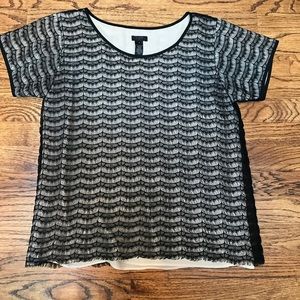 J. Crew lace top