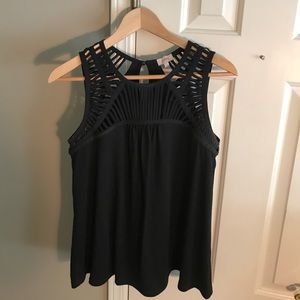 Pixley black blouse