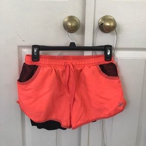 RBX Neon Pink and Black Shorts!