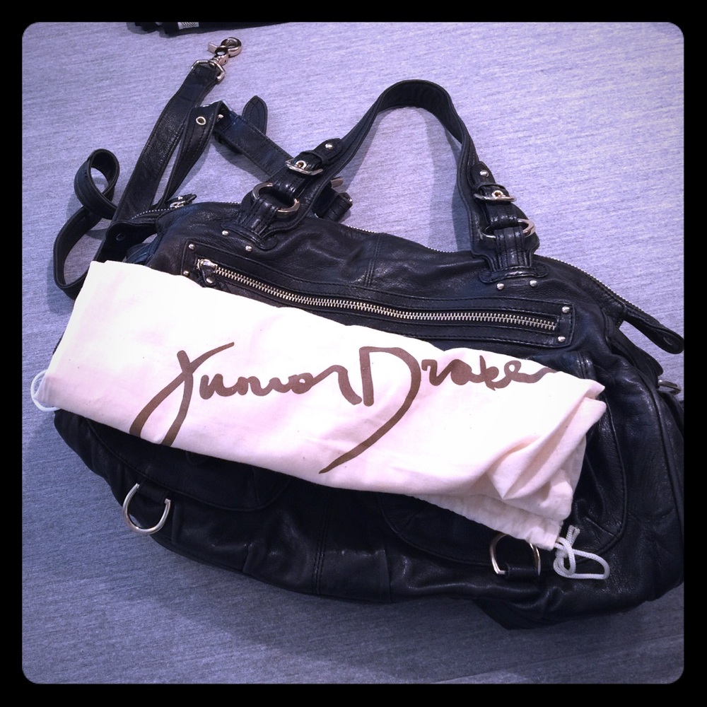 Leather Junior Drake bag