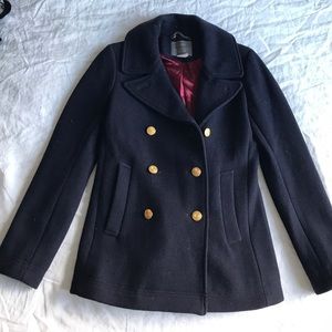 JCrew Navy Pea Coat