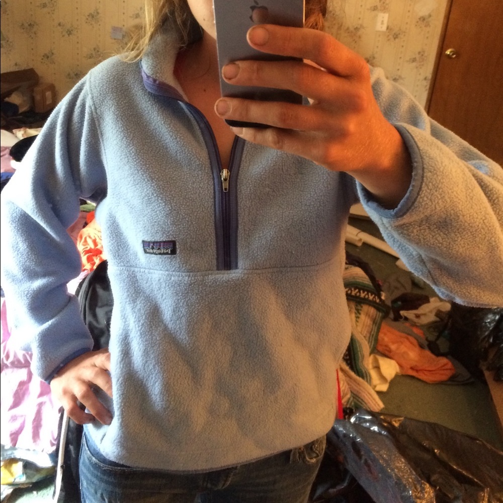 Light blue Patagonia fleece