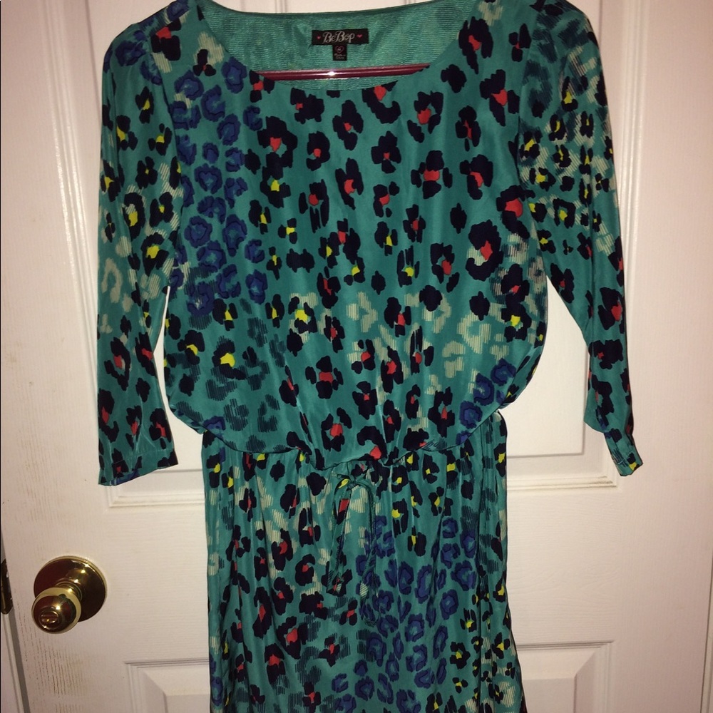 Multi-Color Leopard Print Dress