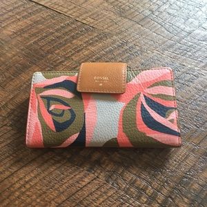 Fossil Floral Wallet