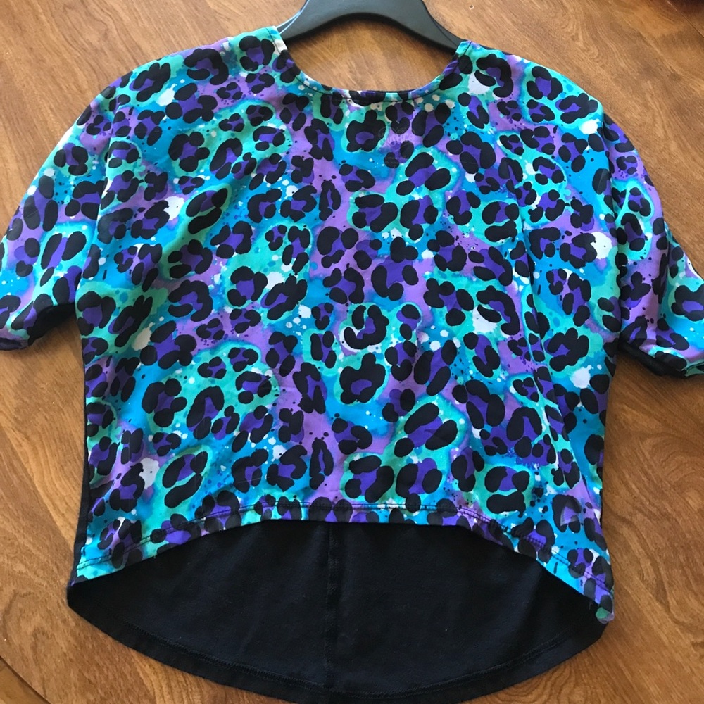 Leopard print Justice shirt